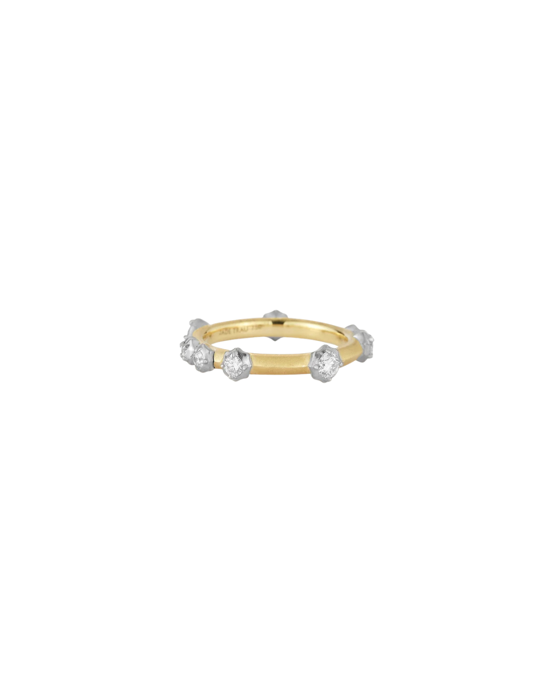Jade Trau Two-Tone Constellation Diamond Stacking Band