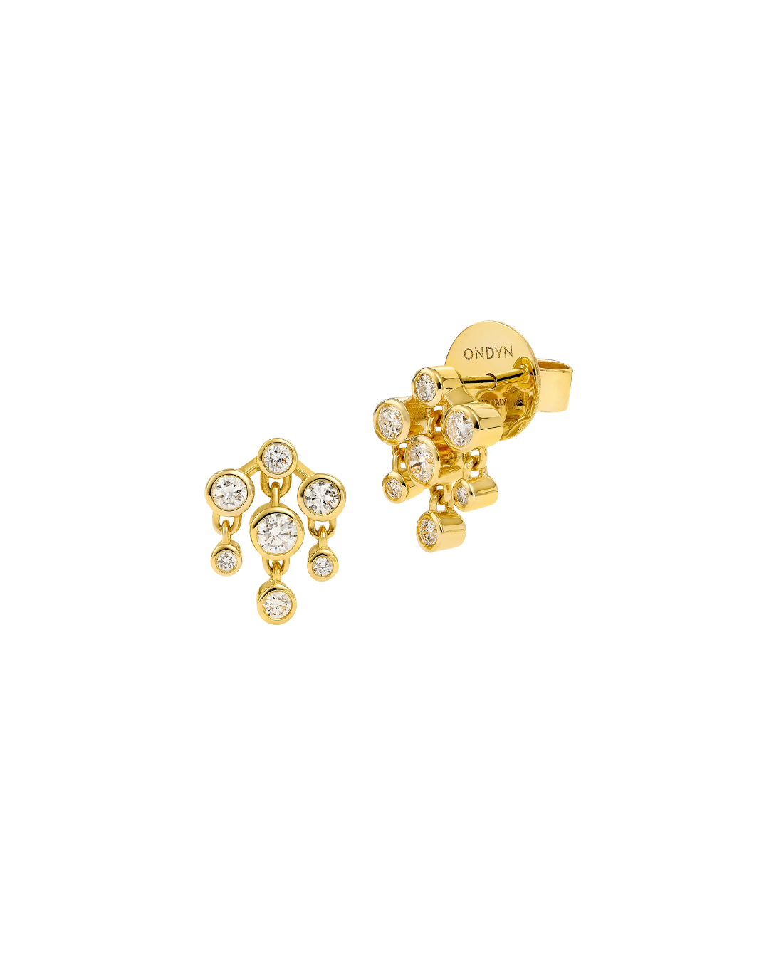 Ondyn Prism Dangling Diamond Earrings