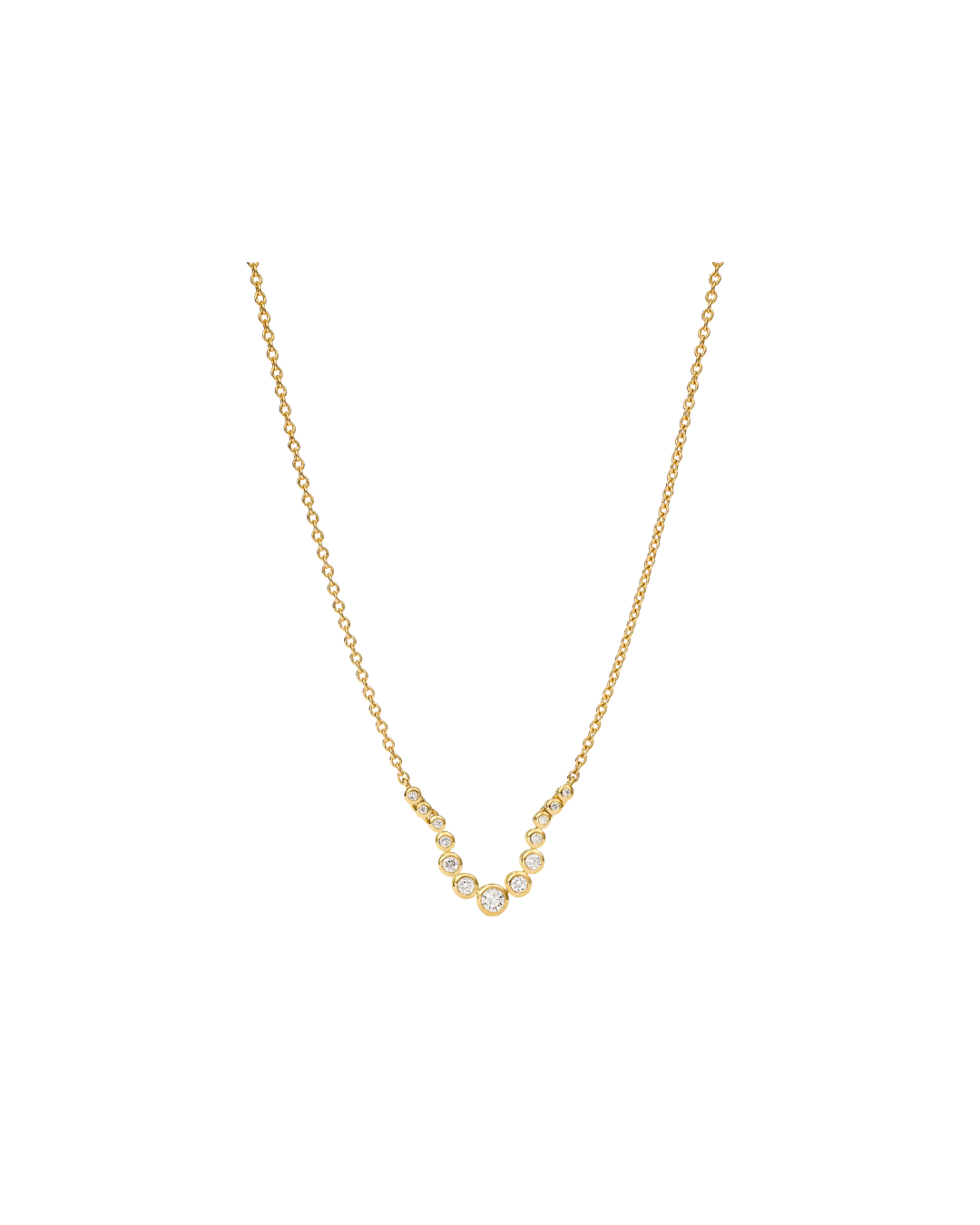 Ondyn Lightwave Diamond Pendant Necklace