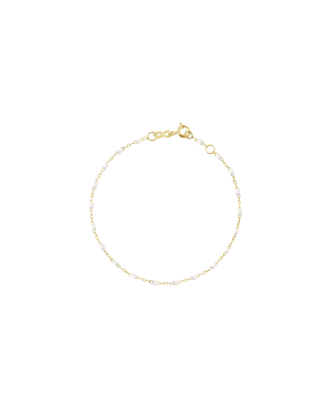 Gigi Clozeaus 18KYG Classic Gigi Bracelet with White